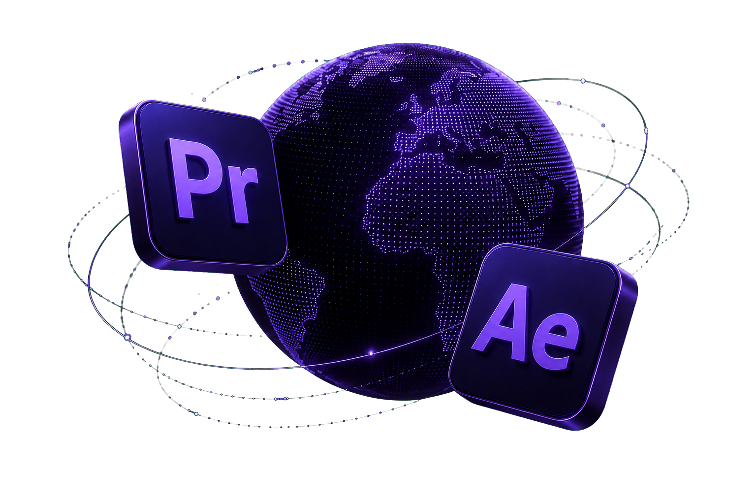 Globo digital 3D com Premiere Pro e After Effects